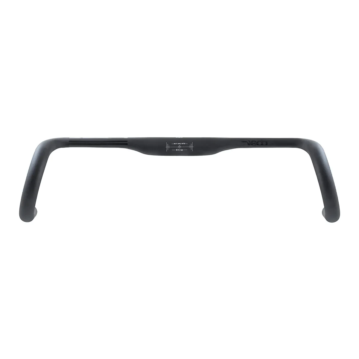 thumbnail image 2 of Deda Zero RHM Alloy Road Bike Drop Handlebars - 31.7mm Clamp, Black (Measured Center-to-Center) 2 of 5