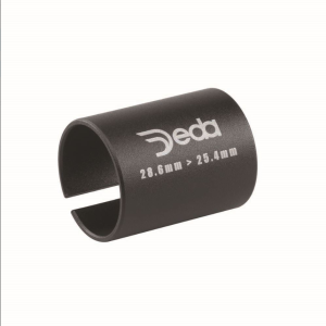 STEM SLEEVE ADAPTER 28.6 mm > 25.4 mm, BLACK