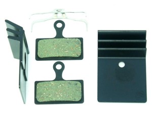 Okładziny hamulcowe CLARK'S  (Shimano XTR, XT, SLX, Deore, Alfine, FSA) organiczne z radiatorem