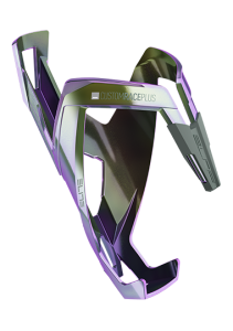 Koszyk na bidon Elite Custom Race+ zielono-fioletowy