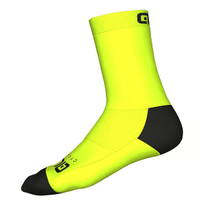 Skarpety rowerowe Alé Cycling Team Q-Skin żółte
