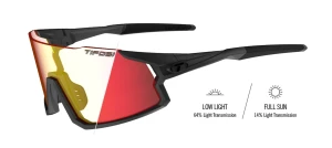 Okulary rowerowe TIFOSI STASH Clarion Fototec matte gunmetal