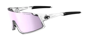 Okulary rowerowe TIFOSI STASH CLARION crystal clear 3x szkło (Clarion Purple, AC Red,  Clear)