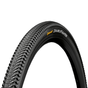 Opona rowerowa Continental Double Fighter III drutowa czarna