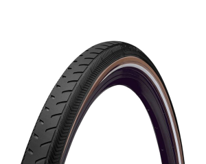 Opona rowerowa Continental Ride Classic drutowa czarno-brązowa