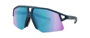 Okulary rowerowe Koo Hype granatowe matowe / turkusowe lustrzane soczewki