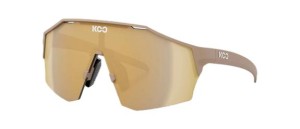 Okulary rowerowe Koo Alibi roz. L piaskowe matowe / złote lustrzane soczewki