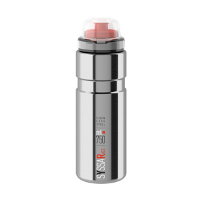 Bidon rowerowy Elite Syssa Race 750ml metalowy srebrny