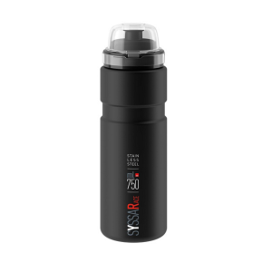 Bidon rowerowy Elite Syssa Race 750ml metalowy czarny