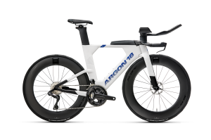 Argon 18 E-119 Tri+ Disc 28" Shimano Ultegra Di2 Scope R8.T Titanium White / Purple Shift
