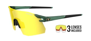 Okulary rowerowe TIFOSI MOAB XC CLARION forest vapor 3x szkło (Clarion Yellow, AC Red, Clear)