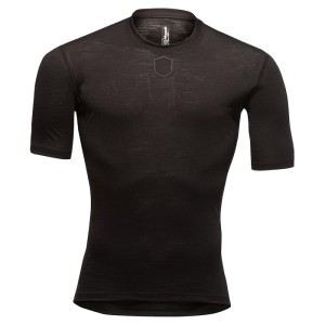 Koszulka rowerowa Campagnolo Litech Merino Light Base Layer czarna