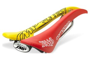 Siodło SMP COMPOSIT red/yellow - TEST