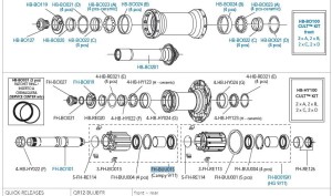Campagnolo bębenek piasty - oś 17mm ED (CAMPA)